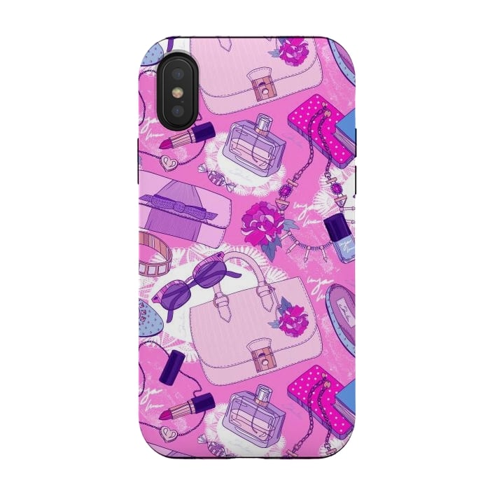 iPhone Xs / X StrongFit Girls Accessories by ArtsCase