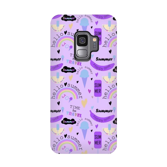 Galaxy S9 StrongFit In Summers With Ice Cream by ArtsCase