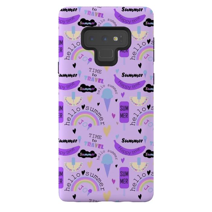 Galaxy Note 9 StrongFit In Summers With Ice Cream by ArtsCase