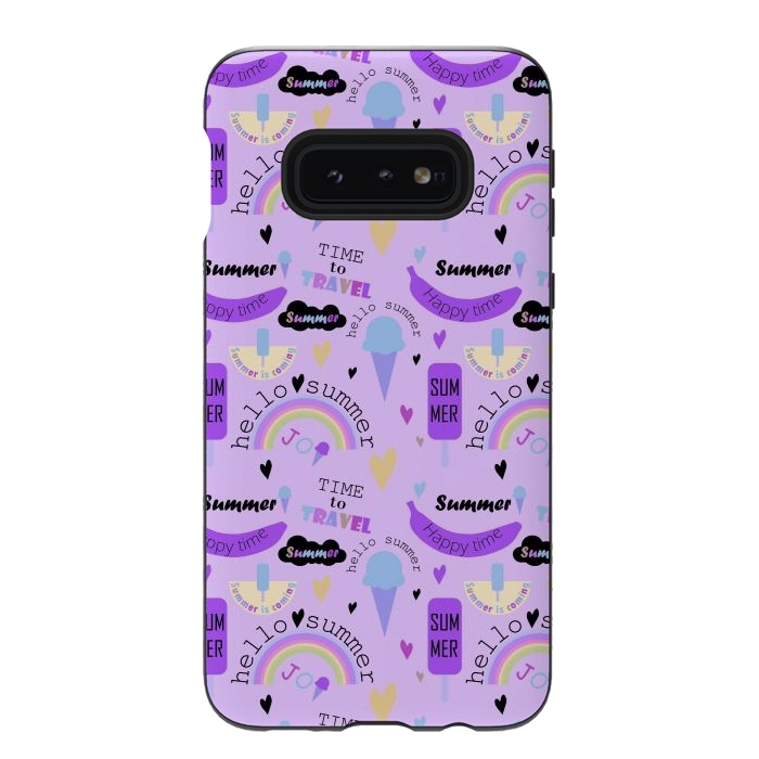 Galaxy S10e StrongFit In Summers With Ice Cream by ArtsCase