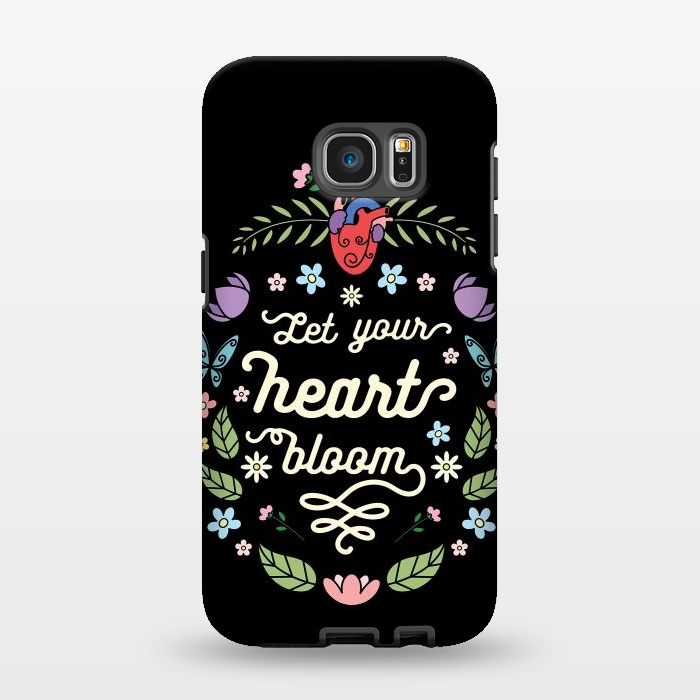 Galaxy S7 EDGE StrongFit Let your heart bloom by Laura Nagel