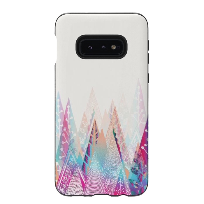 Galaxy S10e StrongFit World of color by Rose Halsey