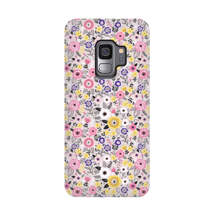 Galaxy S9 StrongFit Flower Cake by ArtsCase
