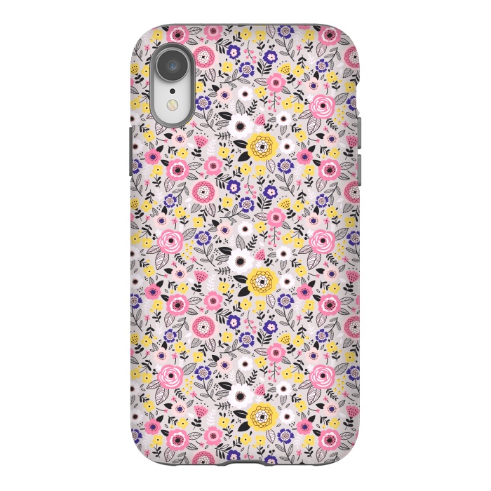 iPhone Xr StrongFit Flower Cake by ArtsCase