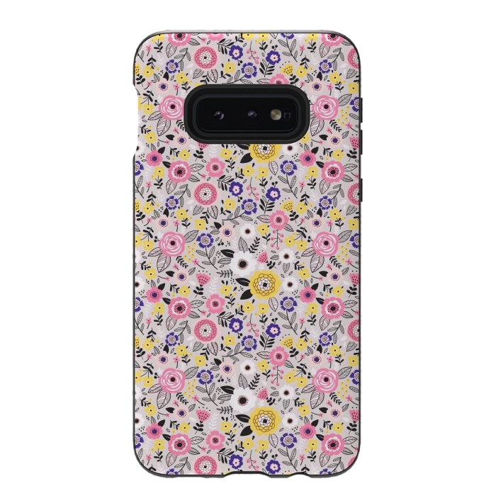 Galaxy S10e StrongFit Flower Cake by ArtsCase