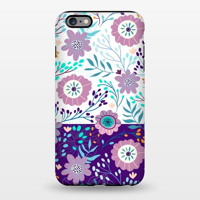 iPhone 6/6s plus StrongFit Happy Purple Flowers For Summer by ArtsCase