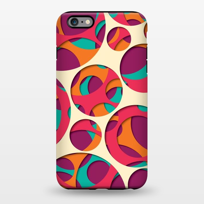 iPhone 6/6s plus StrongFit Paper cutout circles 006 by Jelena Obradovic
