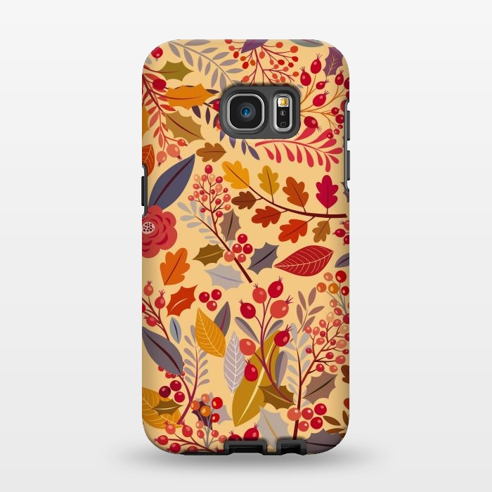 Galaxy S7 EDGE StrongFit Flowers With Its Autumn Touch by ArtsCase