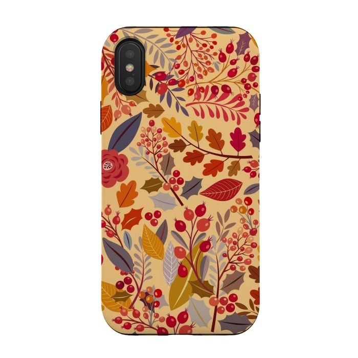 iPhone Xs / X StrongFit Flowers With Its Autumn Touch by ArtsCase