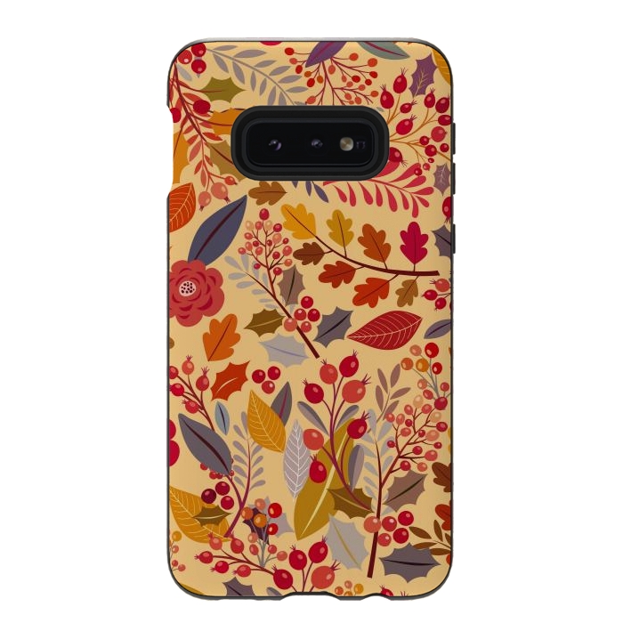 Galaxy S10e StrongFit Flowers With Its Autumn Touch by ArtsCase