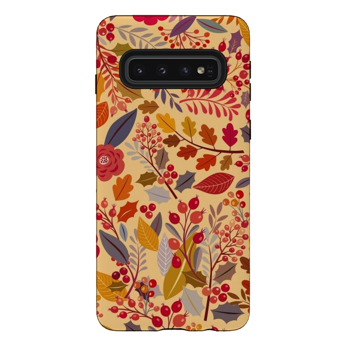 Galaxy S10 StrongFit Flowers With Its Autumn Touch by ArtsCase