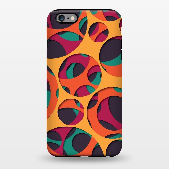 iPhone 6/6s plus StrongFit Paper Cutout Circles 008 by Jelena Obradovic