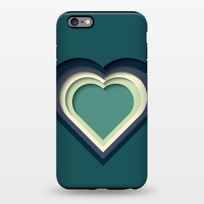 iPhone 6/6s plus StrongFit Paper Cutout Heart 011 by Jelena Obradovic