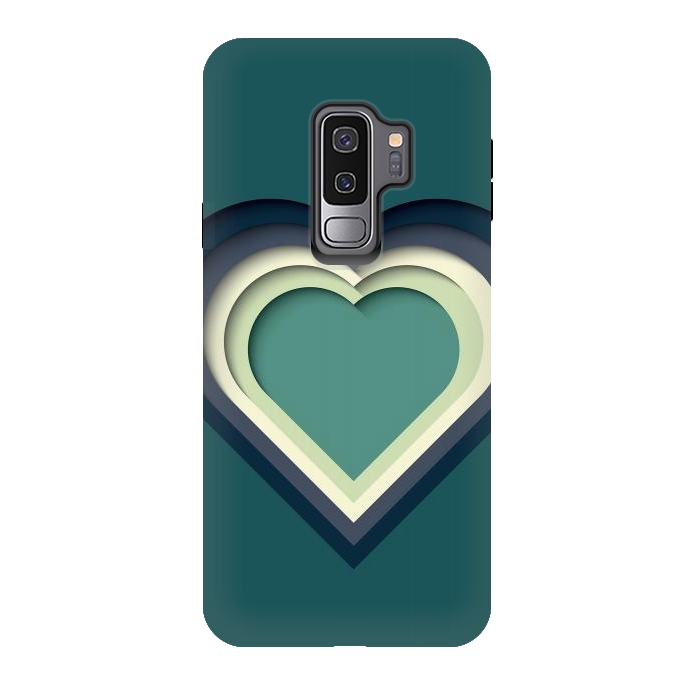 Galaxy S9 plus StrongFit Paper Cutout Heart 011 by Jelena Obradovic