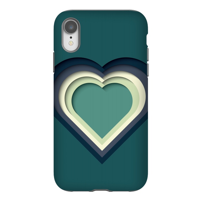 iPhone Xr StrongFit Paper Cutout Heart 011 by Jelena Obradovic