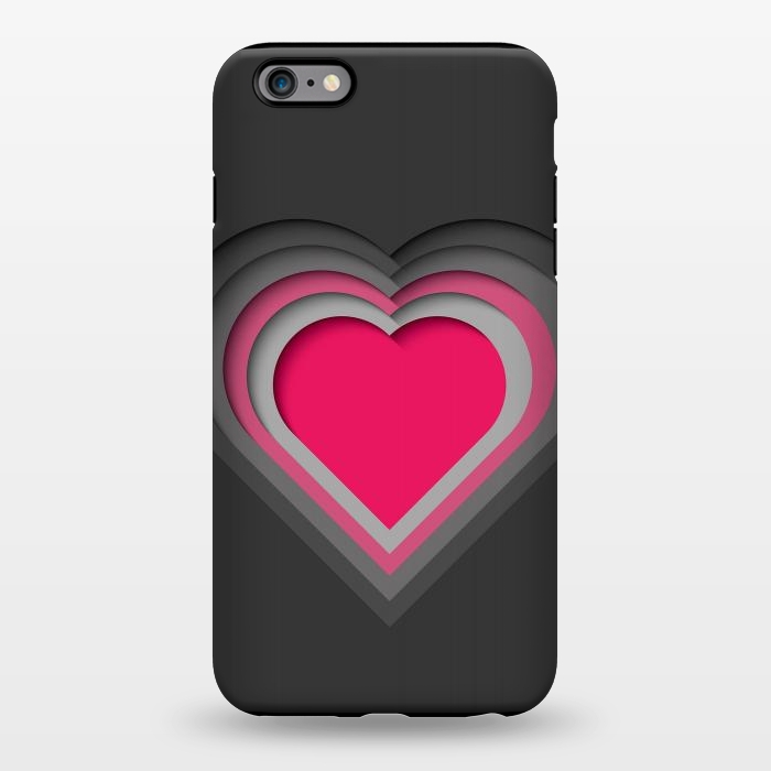 iPhone 6/6s plus StrongFit Paper Cutout Heart 012 by Jelena Obradovic