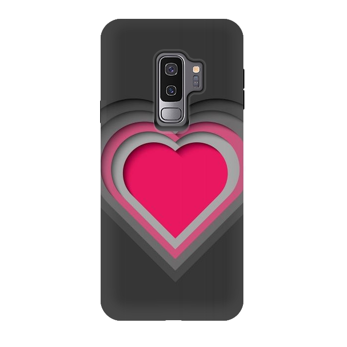 Galaxy S9 plus StrongFit Paper Cutout Heart 012 by Jelena Obradovic