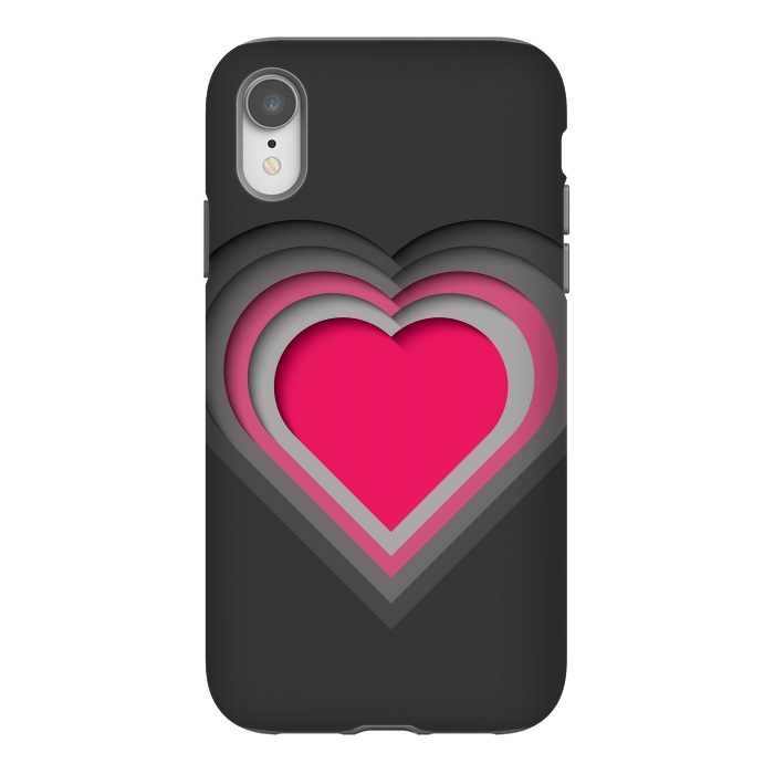 iPhone Xr StrongFit Paper Cutout Heart 012 by Jelena Obradovic