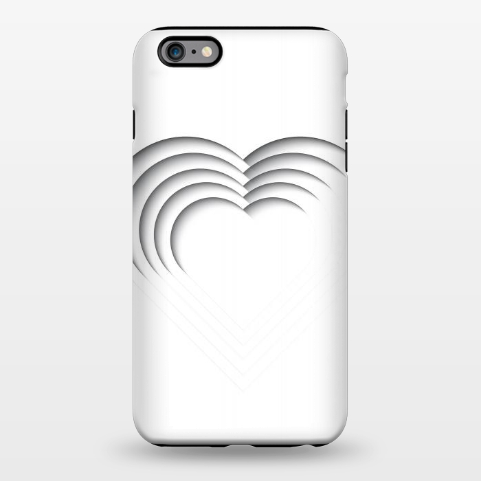 iPhone 6/6s plus StrongFit Paper Cutout Heart 013 by Jelena Obradovic