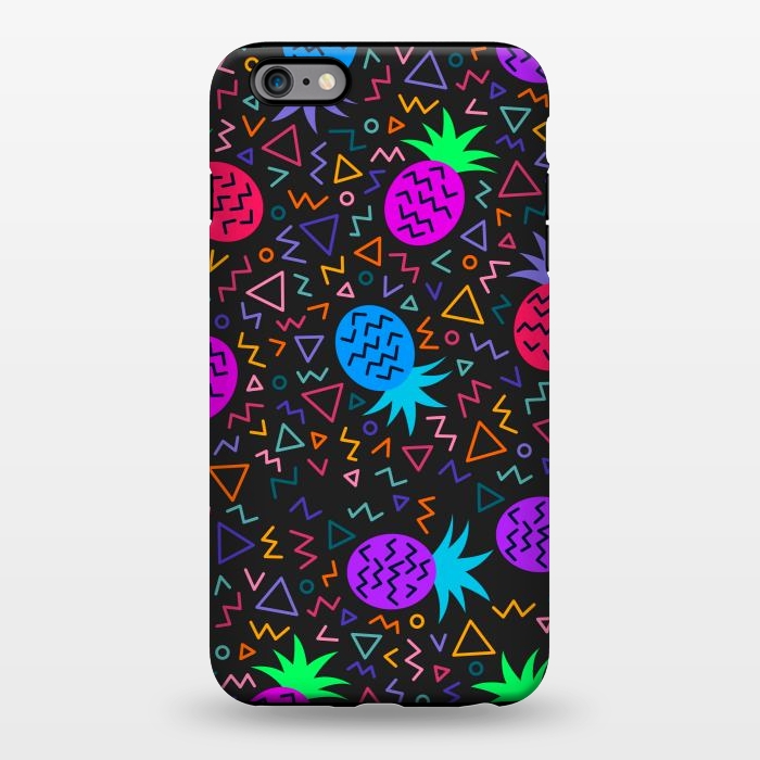 iPhone 6/6s plus StrongFit pineapples in neon for summer by ArtsCase