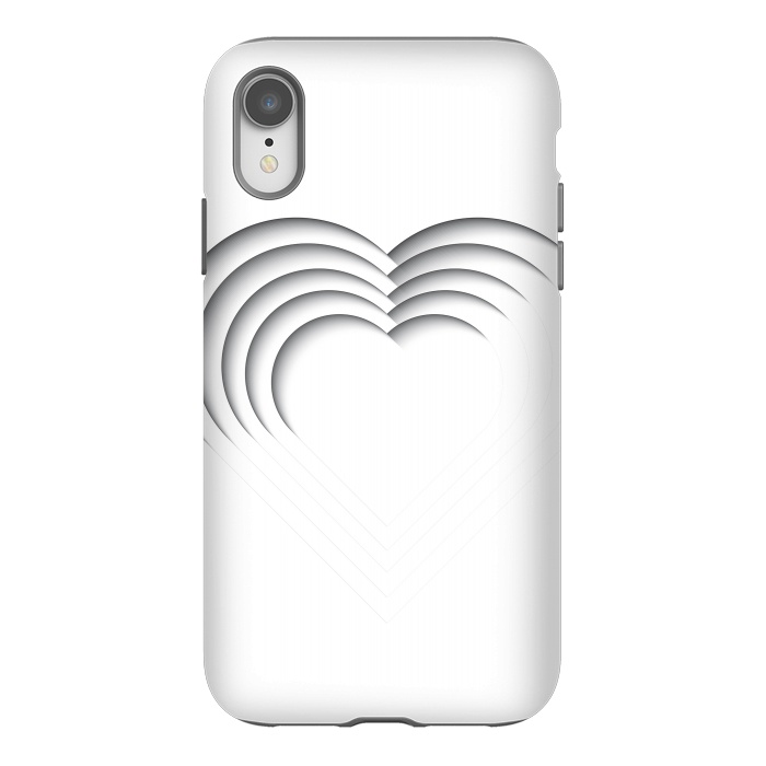 iPhone Xr StrongFit Paper Cutout Heart 013 by Jelena Obradovic