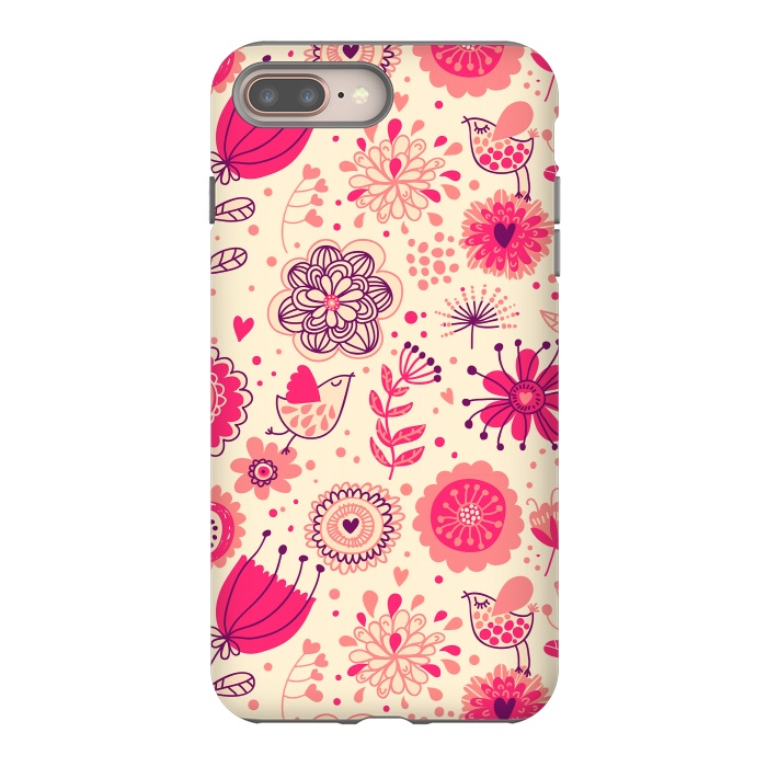 iPhone 7 plus StrongFit Romantic Flowers In Spring by ArtsCase