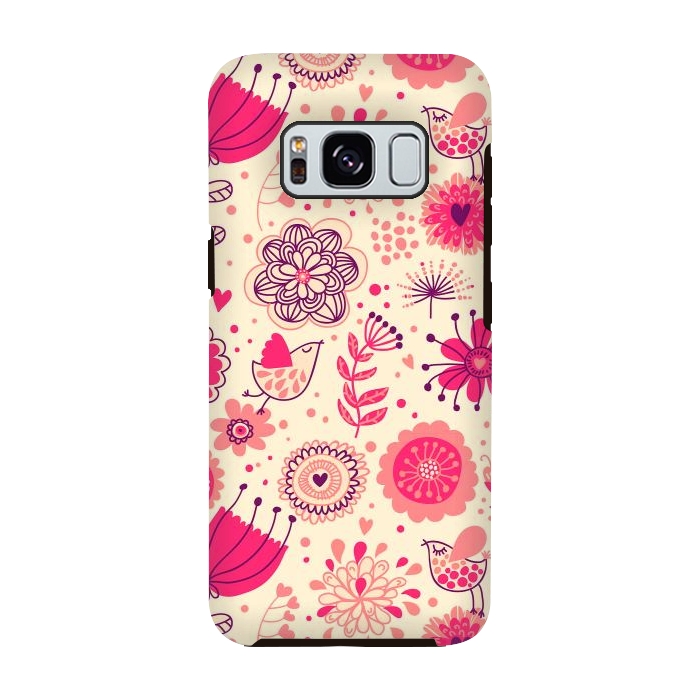 Galaxy S8 StrongFit Romantic Flowers In Spring by ArtsCase