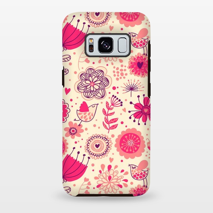 Galaxy S8 plus StrongFit Romantic Flowers In Spring by ArtsCase