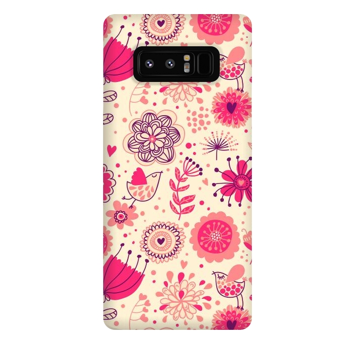 Galaxy Note 8 StrongFit Romantic Flowers In Spring by ArtsCase