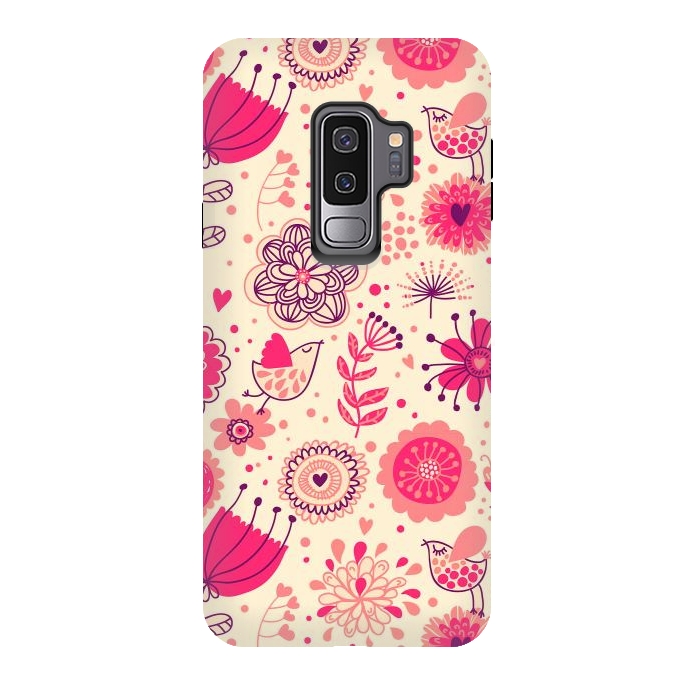 Galaxy S9 plus StrongFit Romantic Flowers In Spring by ArtsCase