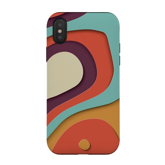 iPhone Xs / X StrongFit Paper Cutout 031 by Jelena Obradovic