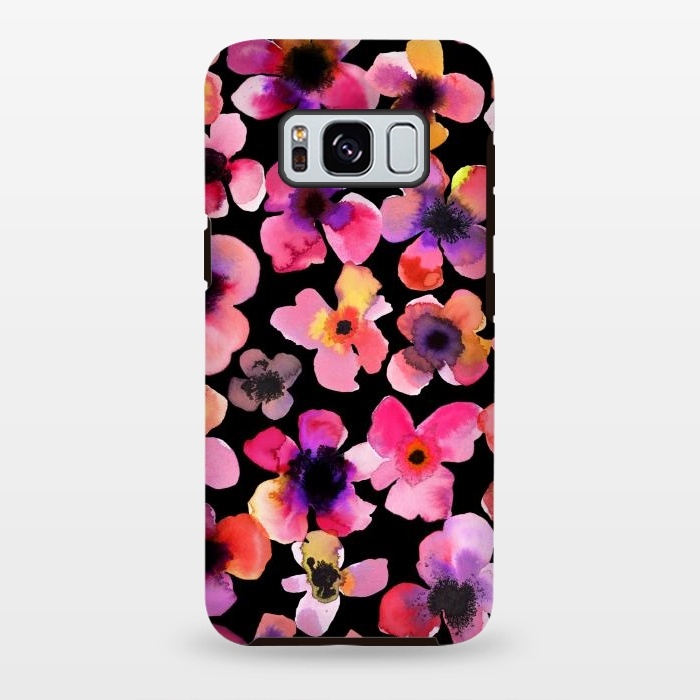 Galaxy S8 plus StrongFit Happy Sweet Flowers by Ninola Design