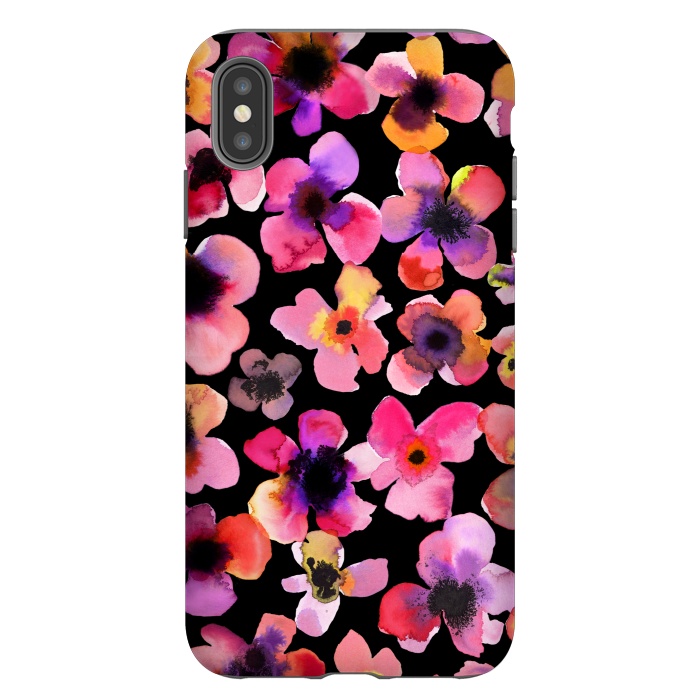 iPhone Xs Max StrongFit Happy Sweet Flowers by Ninola Design