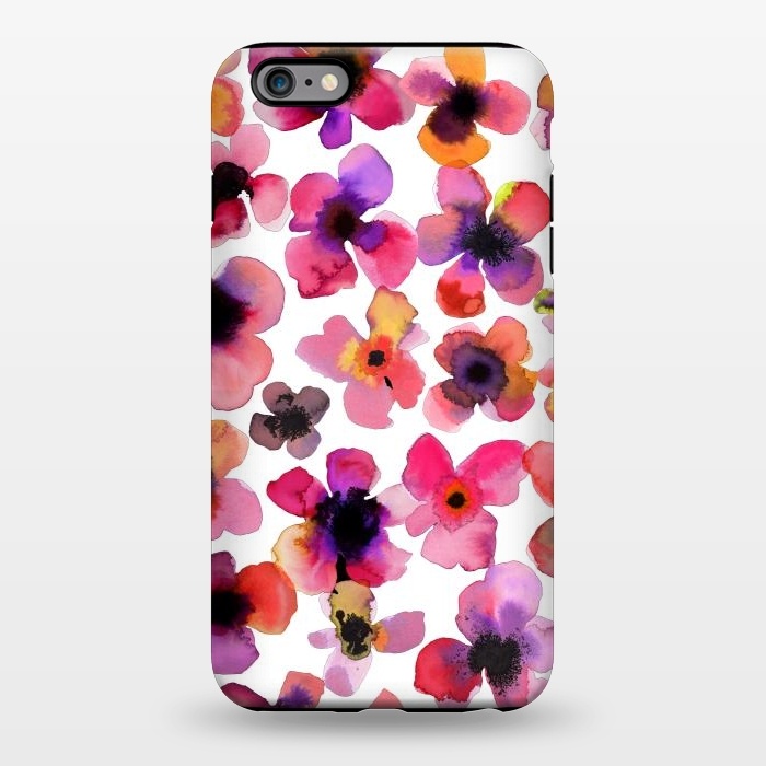 iPhone 6/6s plus StrongFit Happy Sweet Vibrant Flowers by Ninola Design