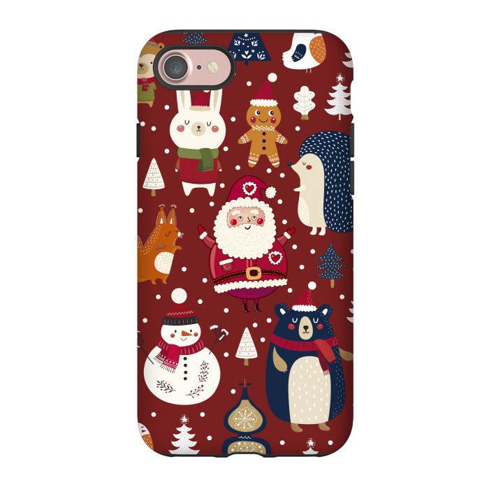 iPhone 7 StrongFit Christmas Characters by ArtsCase