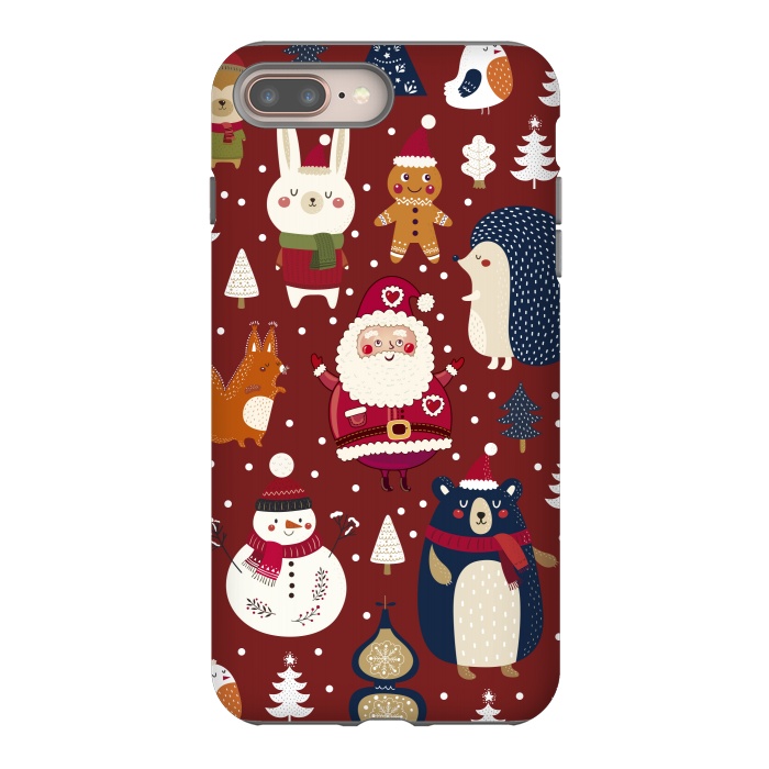 iPhone 7 plus StrongFit Christmas Characters by ArtsCase