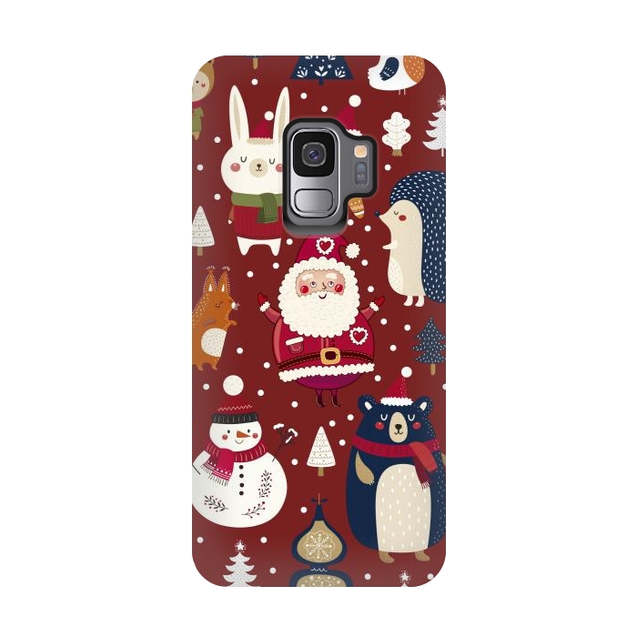 Galaxy S9 StrongFit Christmas Characters by ArtsCase