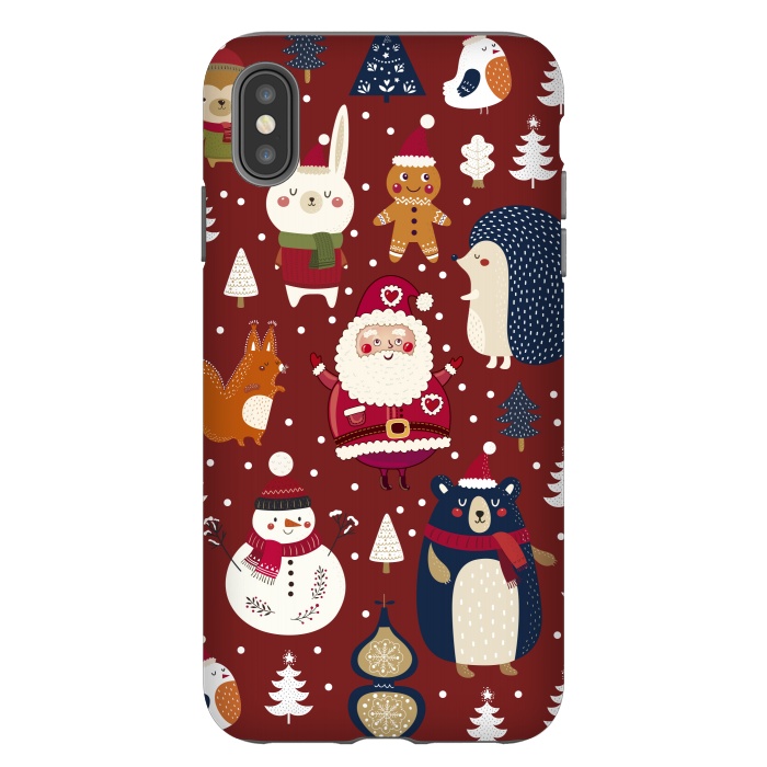 iPhone Xs Max StrongFit Christmas Characters by ArtsCase