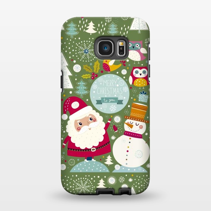 Galaxy S7 EDGE StrongFit Wonderful Christmas by ArtsCase