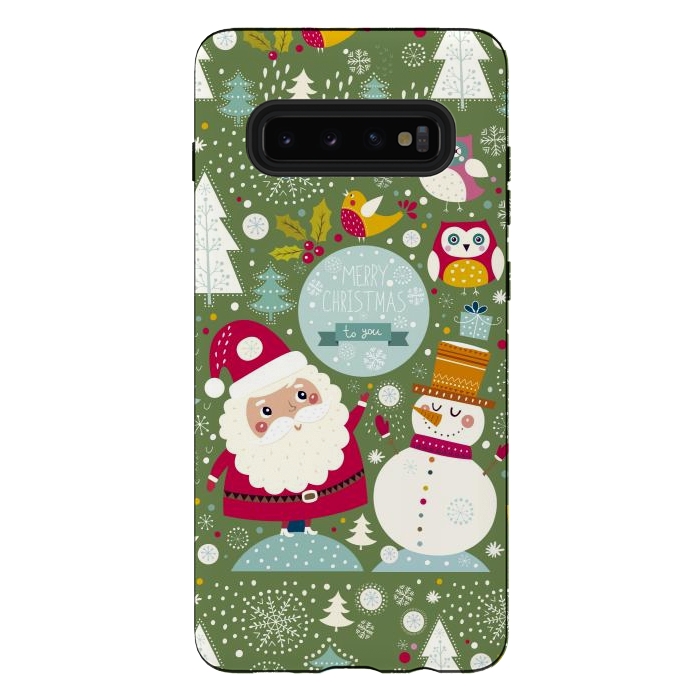 Galaxy S10 plus StrongFit Wonderful Christmas by ArtsCase