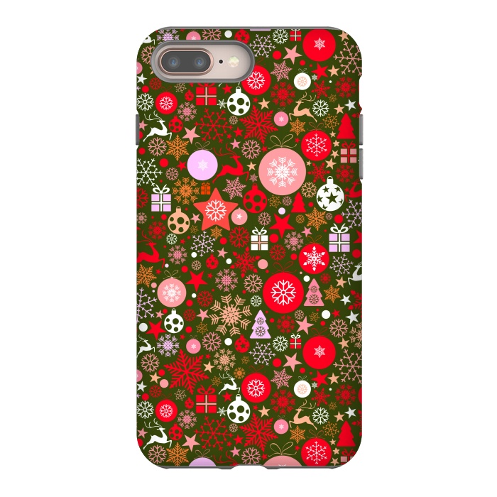 iPhone 7 plus StrongFit Christmas Decorative Backdrops by ArtsCase