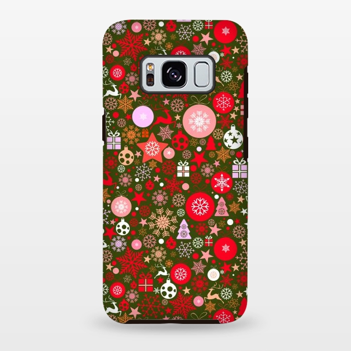 Galaxy S8 plus StrongFit Christmas Decorative Backdrops by ArtsCase