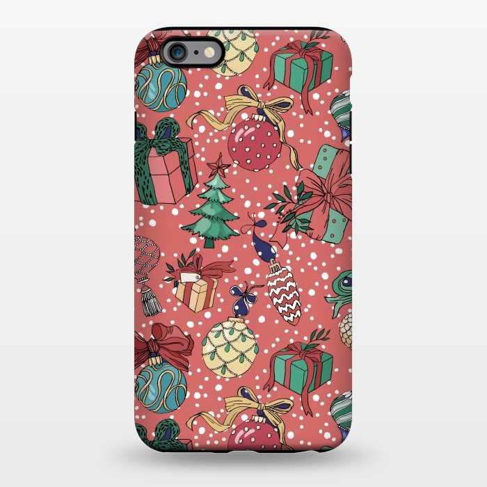 iPhone 6/6s plus StrongFit Snow Falls And Presents At Christmas by ArtsCase