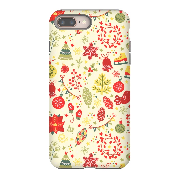 iPhone 7 plus StrongFit Beautiful bells for christmas by ArtsCase
