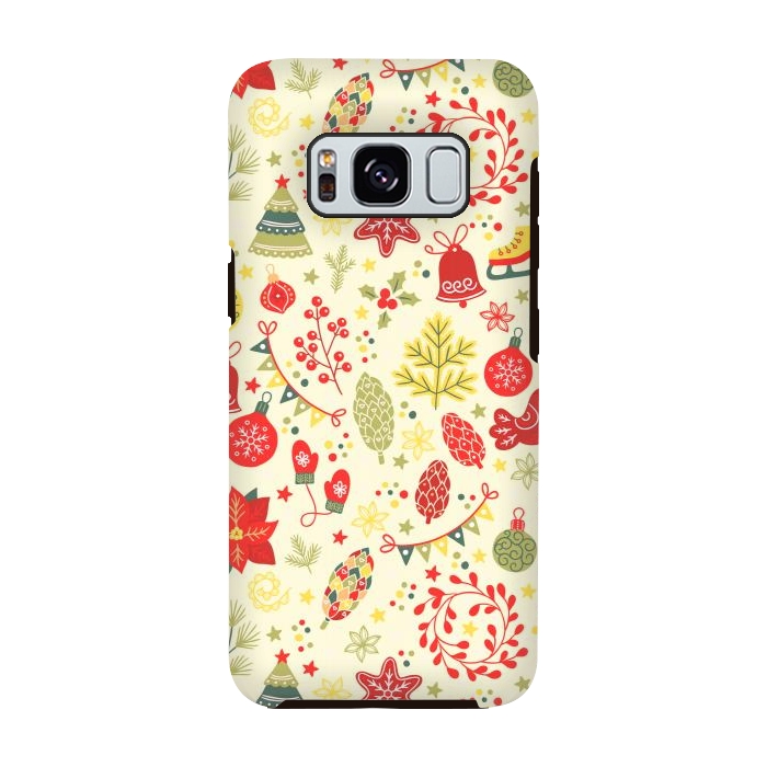 Galaxy S8 StrongFit Beautiful bells for christmas by ArtsCase