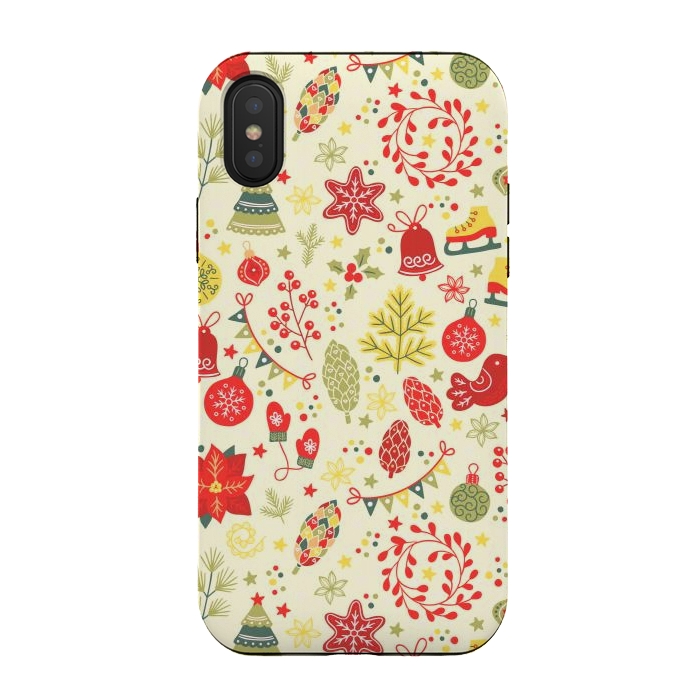iPhone Xs / X StrongFit Beautiful bells for christmas by ArtsCase