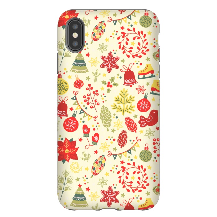 iPhone Xs Max StrongFit Beautiful bells for christmas by ArtsCase