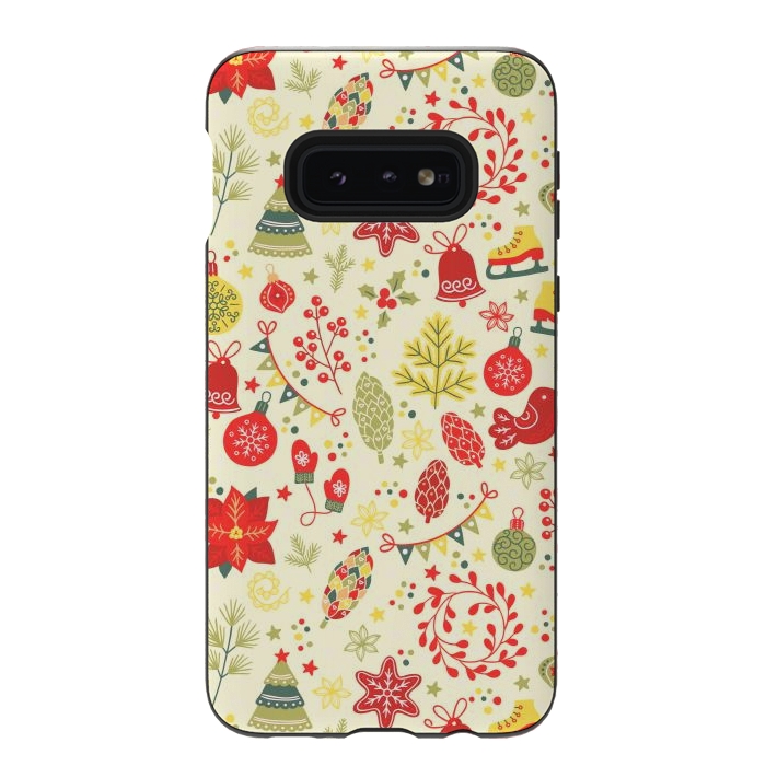 Galaxy S10e StrongFit Beautiful bells for christmas by ArtsCase