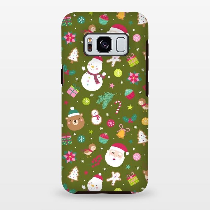 Galaxy S8 plus StrongFit Snowflakes and St. Nicholas by ArtsCase