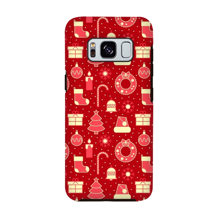 Galaxy S8 StrongFit Favorite Red At Christmas by ArtsCase